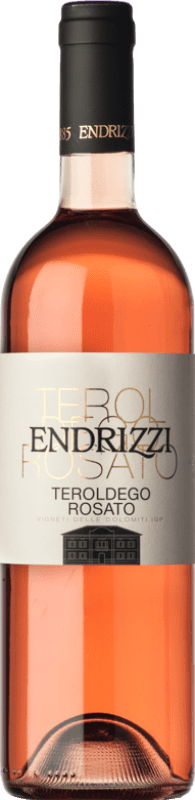 13,95 € Envio grátis | Vinho rosé Endrizzi Rosato I.G.T. Vigneti delle Dolomiti Trentino-Alto Adige Itália Teroldego Garrafa 75 cl