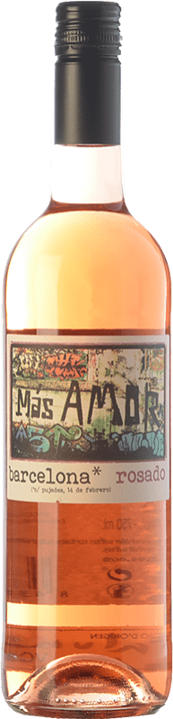 12,95 € Envio grátis | Vinho rosé Epicure Wines By Franck Massard Más Amor Jovem D.O. Catalunya Catalunha Espanha Tempranillo, Grenache Garrafa 75 cl