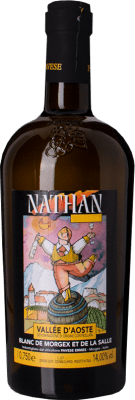 36,95 € Бесплатная доставка | Белое вино Ermes Pavese Blanc de Morgex Nathan D.O.C. Valle d'Aosta Валле д'Аоста Италия Prié White бутылка 75 cl