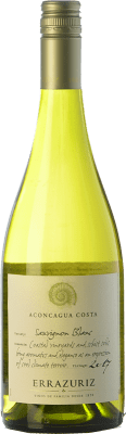 18,95 € Envío gratis | Vino blanco Viña Errazuriz Aconcagua Costa Crianza I.G. Valle del Aconcagua Valle del Aconcagua Chile Sauvignon Blanca Botella 75 cl