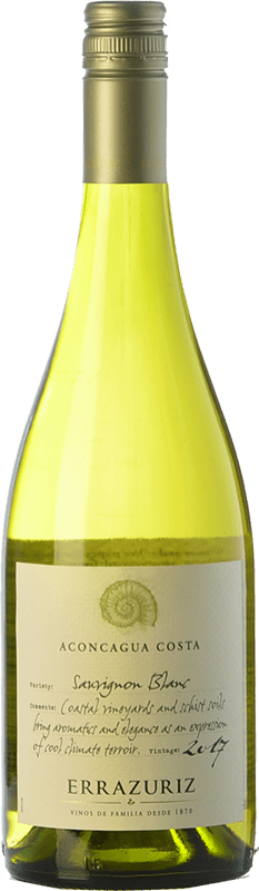 26,95 € Kostenloser Versand | Weißwein Viña Errazuriz Aconcagua Costa Crianza — Kurze Fassreifung I.G. Valle del Aconcagua Aconcagua-Tal Chile Sauvignon Flasche 75 cl