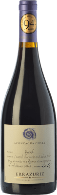 32,95 € Kostenloser Versand | Rotwein Viña Errazuriz Aconcagua Costa Crianza — Kurze Fassreifung I.G. Valle del Aconcagua Aconcagua-Tal Chile Syrah Flasche 75 cl
