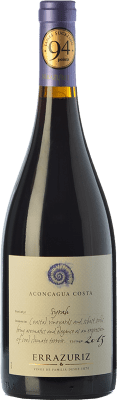 31,95 € Envoi gratuit | Vin rouge Viña Errazuriz Aconcagua Costa Crianza I.G. Valle del Aconcagua Vallée de l'Aconcagua Chili Syrah Bouteille 75 cl