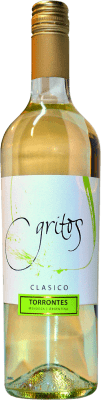 17,95 € Free Shipping | White wine Otero Ramos Gritos Clasico Torrontes I.G. Mendoza Luján de Cuyo Argentina Torrontés Bottle 75 cl