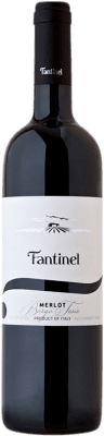 9,95 € Spedizione Gratuita | Vino rosso Fantinel Borgo Tesis D.O.C. Friuli Friuli-Venezia Giulia Italia Merlot Bottiglia 75 cl