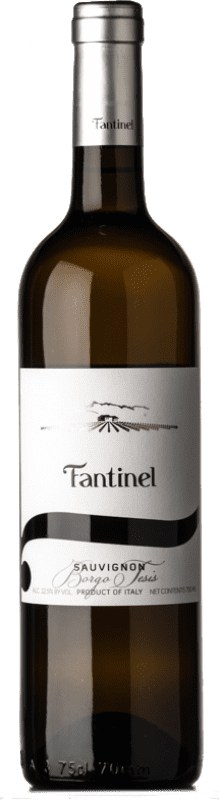 7,95 € Spedizione Gratuita | Vino bianco Fantinel Borgo Tesis D.O.C. Friuli Friuli-Venezia Giulia Italia Sauvignon Bottiglia 75 cl