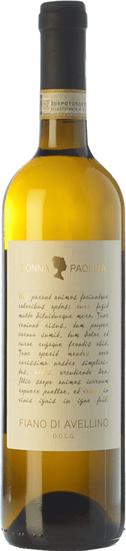 16,95 € Envío gratis | Vino blanco Fattoria Alois Donna Paolina D.O.C.G. Fiano d'Avellino Campania Italia Fiano Botella 75 cl
