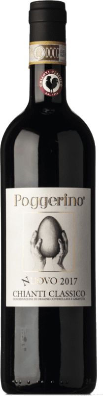 37,95 € Бесплатная доставка | Красное вино Poggerino nUovo D.O.C.G. Chianti Classico Тоскана Италия Sangiovese бутылка 75 cl