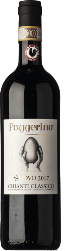 39,95 € 免费送货 | 红葡萄酒 Poggerino nUovo 经典 D.O.C.G. Chianti 托斯卡纳 意大利 Sangiovese — 桑娇维塞 75 cl