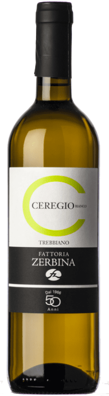 18,95 € 免费送货 | 白葡萄酒 Zerbina Ceregio I.G.T. Emilia Romagna 艾米利亚 - 罗马涅 意大利 Trebbiano — 特雷比亚诺 Eco — 生态 有机 天然 75 cl