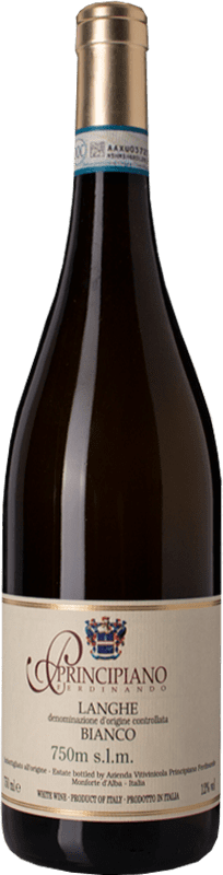 17,95 € Free Shipping | White wine Ferdinando Principiano Bianco 750 m s.l.m. D.O.C. Langhe Piemonte Italy Timorasso Bottle 75 cl