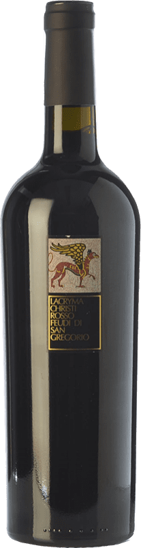 12,95 € Free Shipping | Red wine Feudi di San Gregorio Lacryma Christi Rosso D.O.C. Vesuvio Campania Italy Aglianico, Piedirosso Bottle 75 cl