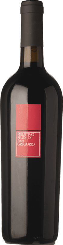 11,95 € Бесплатная доставка | Красное вино Feudi di San Gregorio D.O.C. Primitivo di Manduria Апулия Италия Primitivo — Примитиво 75 cl