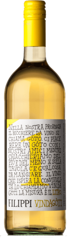 23,95 € Spedizione Gratuita | Vino Bianco Filippi Vindagoti I.G.T. Veronese Veneto Italia Garganega Eco — Biologico 1 L