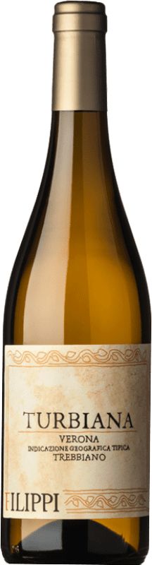 27,95 € Free Shipping | White wine Filippi Turbiana I.G.T. Veronese Veneto Italy Trebbiano di Lugana Bottle 75 cl