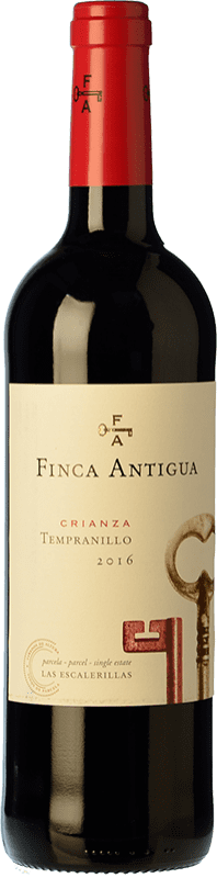 9,95 € Kostenloser Versand | Rotwein Finca Antigua Alterung D.O. La Mancha Kastilien-La Mancha Spanien Tempranillo Flasche 75 cl