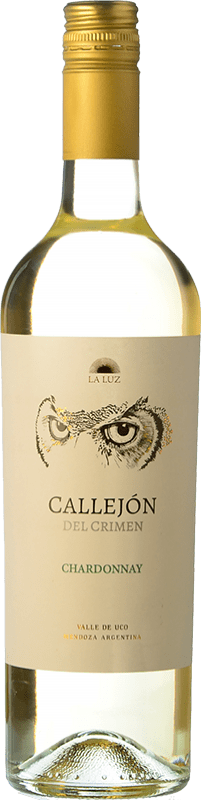 13,95 € Free Shipping | White wine Finca La Luz Callejón del Crimen Crianza I.G. Valle de Uco Uco Valley Argentina Chardonnay Bottle 75 cl
