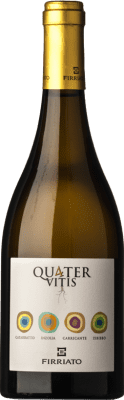 23,95 € 免费送货 | 白酒 Firriato Quater Vitis Bianco I.G.T. Terre Siciliane 西西里岛 意大利 Muscat of Alexandria, Carricante, Catarratto, Grillo 瓶子 75 cl