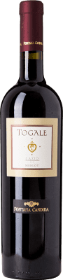 8,95 € Envío gratis | Vino tinto Fontana Candida Togale I.G.T. Lazio Lazio Italia Merlot Botella 75 cl