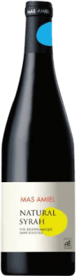 19,95 € Бесплатная доставка | Красное вино Mas Amiel Natural I.G.P. Vin de Pays Côtes Catalanes Лангедок-Руссильон Франция Syrah бутылка 75 cl