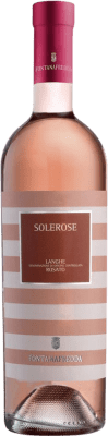 17,95 € Kostenloser Versand | Rosé-Wein Fontanafredda Rosato Solerose D.O.C. Langhe Piemont Italien Bacca Rot Flasche 75 cl