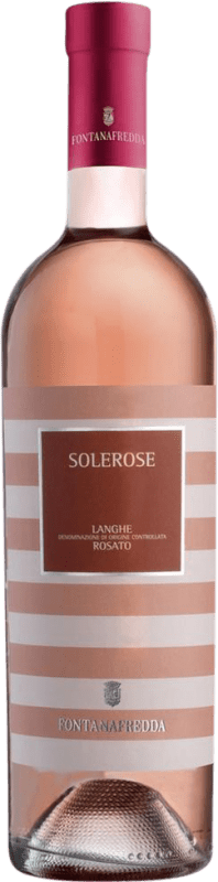 18,95 € Envoi gratuit | Vin rose Fontanafredda Rosato Solerose D.O.C. Langhe Piémont Italie Bacca Rouge Bouteille 75 cl