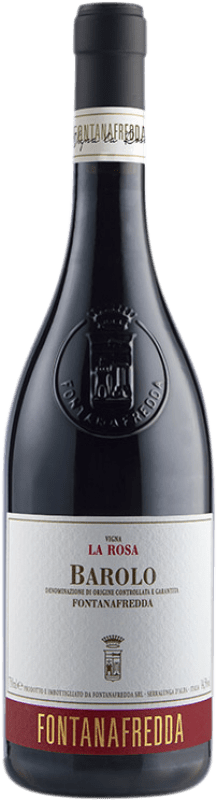 78,95 € Envio grátis | Vinho tinto Fontanafredda La Rosa D.O.C.G. Barolo Piemonte Itália Nebbiolo Garrafa 75 cl