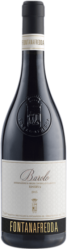 188,95 € Бесплатная доставка | Красное вино Fontanafredda Резерва D.O.C.G. Barolo Пьемонте Италия Nebbiolo — Неббиоло Бутылка 75 cl