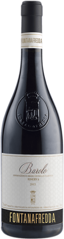 188,95 € Envio grátis | Vinho tinto Fontanafredda Reserva D.O.C.G. Barolo Piemonte Itália Nebbiolo Garrafa 75 cl