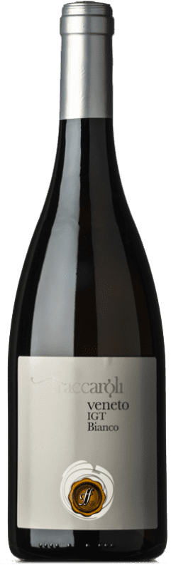 10,95 € Envio grátis | Vinho branco Fraccaroli Bianco I.G.T. Veneto Vêneto Itália Bacca Branca Garrafa 75 cl