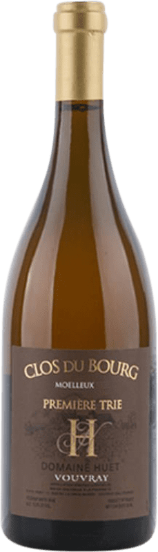 99,95 € Envio grátis | Vinho doce Domaine Huet Le Clos du Bourg Moelleux A.O.C. Vouvray Loire França Chenin Branco Garrafa 75 cl