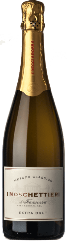 21,95 € Kostenloser Versand | Weißer Sekt Frecciarossa Moschettieri Extra Brut Klassisch I.G.T. Lombardia Lombardei Italien Pinot Noir — Spätburgunder Flasche 75 cl