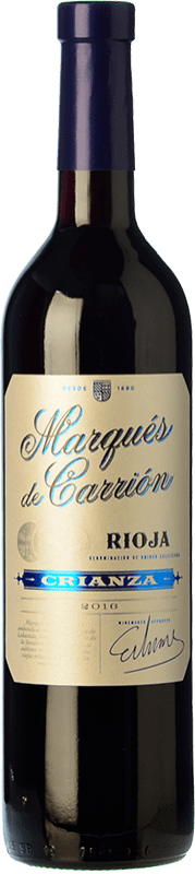 12,95 € Бесплатная доставка | Красное вино García Carrión Crianza — Крианса D.O.Ca. Rioja Ла-Риоха Испания Tempranillo — Темпранильо, Graciano — Грасиано, Mazuelo — Масуэло Бутылка 75 cl