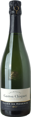 47,95 € Бесплатная доставка | Белое игристое Gaston Chiquet Cuvée брют Резерв A.O.C. Champagne шампанское Франция Pinot Black, Chardonnay, Pinot Meunier бутылка 75 cl
