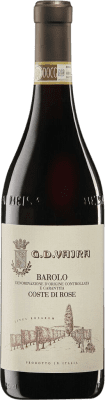 78,95 € Spedizione Gratuita | Vino rosso G.D. Vajra Coste di Rose D.O.C.G. Barolo Piemonte Italia Nebbiolo Bottiglia 75 cl