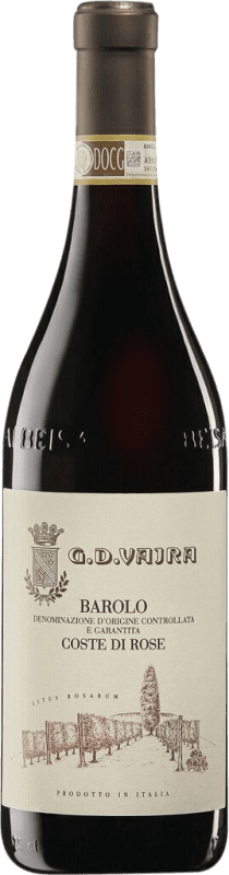 78,95 € Free Shipping | Red wine G.D. Vajra Coste di Rose D.O.C.G. Barolo Piemonte Italy Nebbiolo Bottle 75 cl