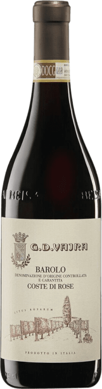 98,95 € 免费送货 | 红葡萄酒 G.D. Vajra Coste di Rose D.O.C.G. Barolo 皮埃蒙特 意大利 Nebbiolo — 内比奥罗 75 cl