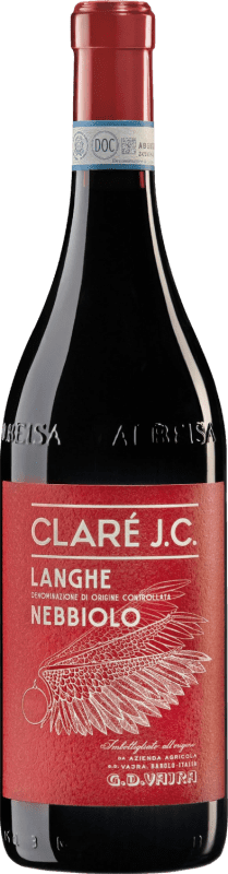 27,95 € Envoi gratuit | Vin Rouge G.D. Vajra Claré J.C D.O.C. Langhe Piémont Italie Nebbiolo Bouteille 75 cl