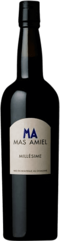 88,95 € 免费送货 | 甜酒 Mas Amiel 1980 A.O.C. Maury 朗格多克 - 鲁西荣 法国 Grenache Tintorera 瓶子 75 cl