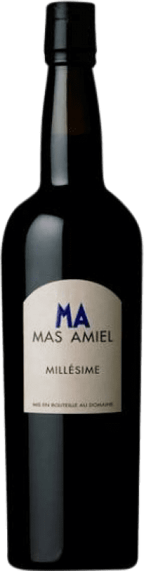 92,95 € Envio grátis | Vinho Doce Mas Amiel 1980 A.O.C. Maury Languedoque-Rossilhão França Garnacha — Grenache Garrafa 75 cl