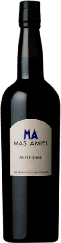 92,95 € Envio grátis | Vinho doce Mas Amiel 1980 A.O.C. Maury Languedoque-Rossilhão França Grenache Tintorera Garrafa 75 cl