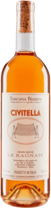32,95 € Envoi gratuit | Vin blanc Le Ragnaie Civitella I.G. Vino da Tavola Toscane Italie Fiano Biologique Bouteille 75 cl