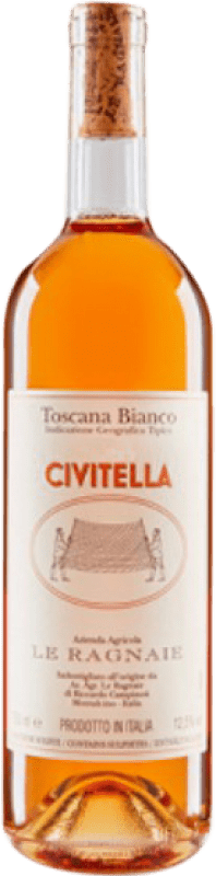 31,95 € Envio grátis | Vinho branco Le Ragnaie Civitella I.G. Vino da Tavola Tuscany Itália Fiano Garrafa 75 cl