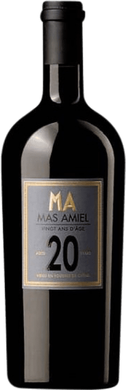 43,95 € Free Shipping | Sweet Wine Mas Amiel Rouge A.O.C. Maury Languedoc-Roussillon France Garnacha — Grenache, Cariñena — Carignan, Macabeo 20 Years Bottle 75 cl