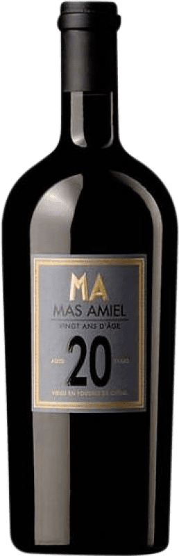 41,95 € Spedizione Gratuita | Vino dolce Mas Amiel Rouge A.O.C. Maury Linguadoca-Rossiglione Francia Grenache Tintorera, Carignan, Macabeo 20 Anni Bottiglia 75 cl