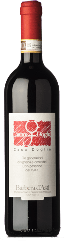 12,95 € Free Shipping | Red Wine Gianni Doglia D.O.C. Barbera d'Asti Piemonte Italy Barbera 75 cl