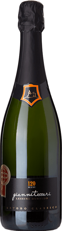 42,95 € Spedizione Gratuita | Spumante bianco Gianni Tessari 120 Mesi Brut Extra D.O.C. Monti Lessini Veneto Italia Durella Bottiglia 75 cl
