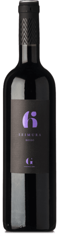 33,95 € Envío gratis | Vino tinto Giba 6 Mura Reserva D.O.C. Carignano del Sulcis Sardegna Italia Cariñena Botella 75 cl