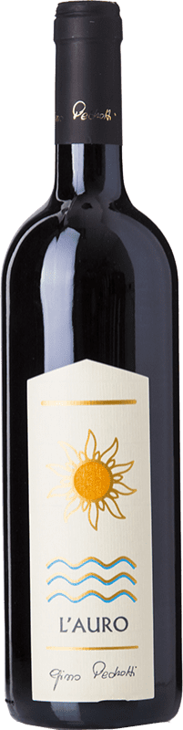 23,95 € Бесплатная доставка | Красное вино Gino Pedrotti L'Auro I.G.T. Vigneti delle Dolomiti Трентино-Альто-Адидже Италия Merlot, Cabernet Franc бутылка 75 cl