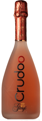 14,95 € Бесплатная доставка | Розовое игристое Giorgi Crudoo Extradry Rosé Экстра сухой I.G.T. Lombardia Ломбардии Италия Pinot Black, Chardonnay бутылка 75 cl